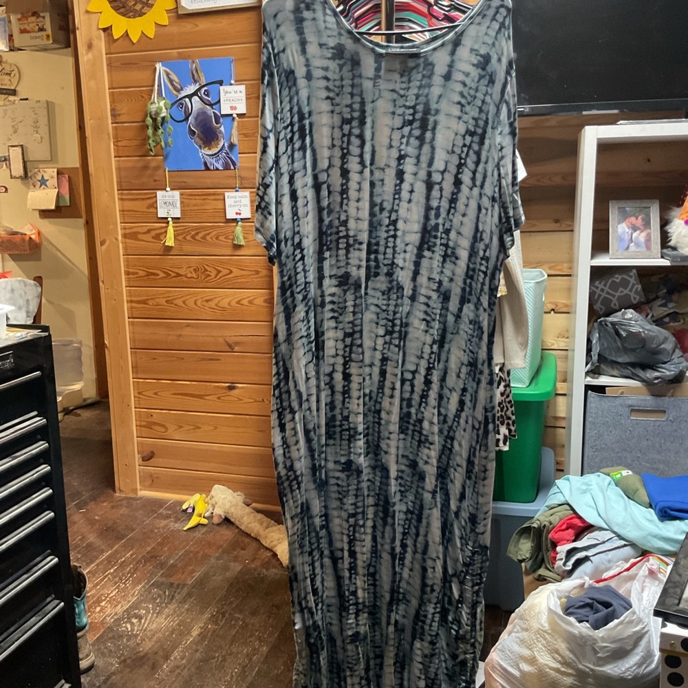 Tie-Dye Maxi Dress